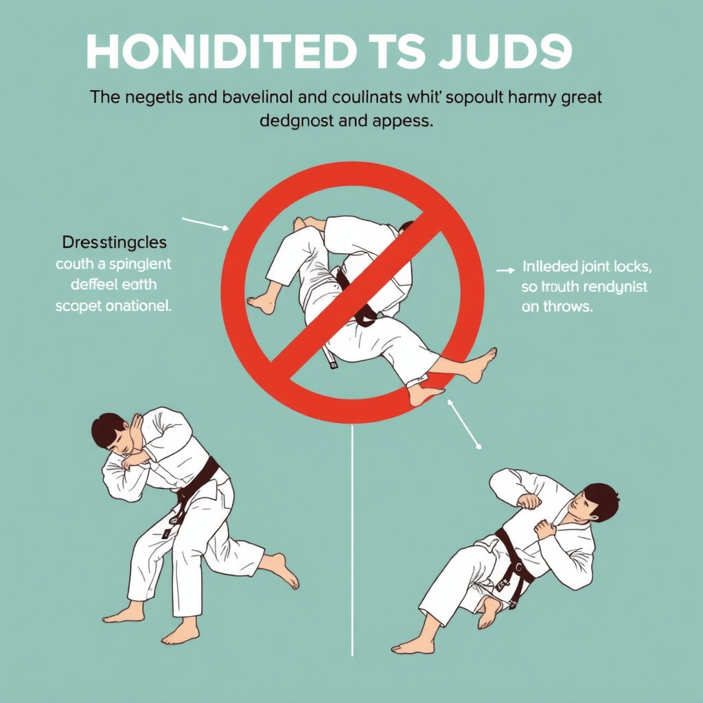 유도 금지 기술 도해